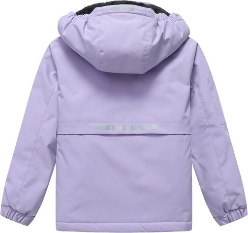 Girl's Ski Jacket Winter Outdoor Warm Snow Coat Kid's Snowboarding Windproof Jacket with Hood in Saudi Arabia