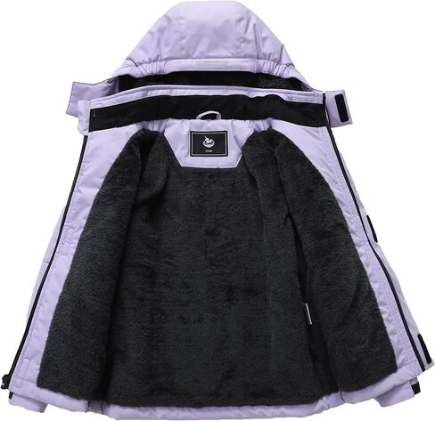Girl's Ski Jacket Winter Outdoor Warm Snow Coat Kid's Snowboarding Windproof Jacket with Hood in Saudi Arabia