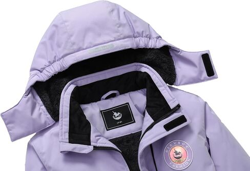 Girl's Ski Jacket Winter Outdoor Warm Snow Coat Kid's Snowboarding Windproof Jacket with Hood in Saudi Arabia