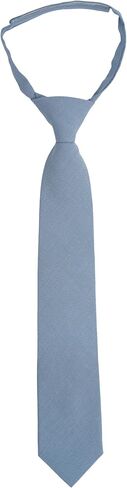 BELLUNO Solid Boys' Cotton Ties, Hook and Loop Pre-tied Ties for Kids, Size Toddlers to Teens in Kuwait