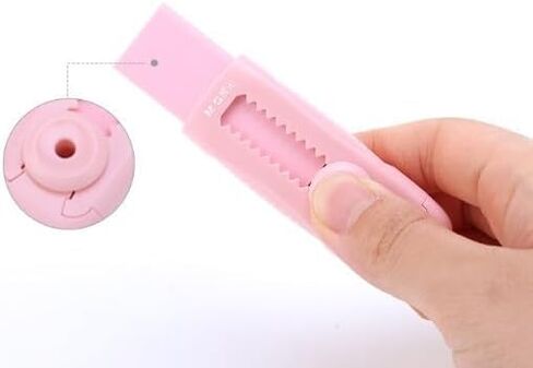2Pcs Retractable Eraser Slide Erasers Bulk Cute Pencil Erasers Drawing Eraser Aesthetic Erasers Push Pull Eraser Back School Supplies for Office Small in Size Correction Products（Random Color） in Saudi Arabia