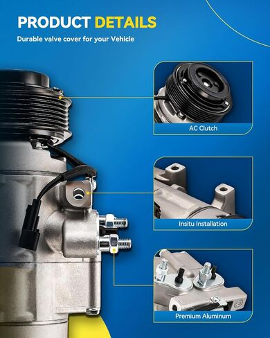 PHILTOP 78387 AC Compressor For PT Cruiser 2001-2010, CO 27001C Air Conditioning Compressor in Saudi Arabia