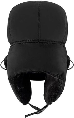 TZ Promise Unisex Winter Trapper Russian Hats with Face Mask Earflaps Faux Fur Outdoor in Saudi Arabia