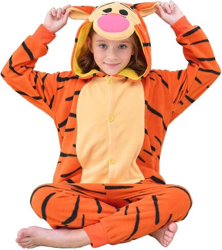 ملابس نوم للأطفال على شكل حيوانات، ملابس نوم من الفلانيل ذات مقاس مريح in Kuwait