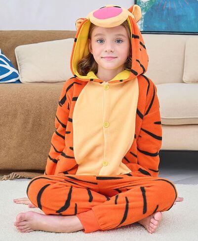 ملابس نوم للأطفال على شكل حيوانات، ملابس نوم من الفلانيل ذات مقاس مريح in Kuwait