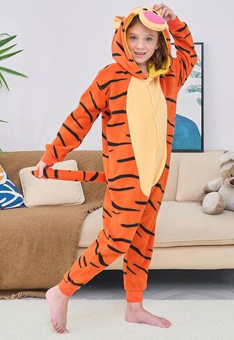 ملابس نوم للأطفال على شكل حيوانات، ملابس نوم من الفلانيل ذات مقاس مريح in Kuwait