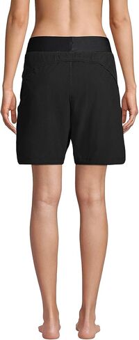 Lands' End Womens Comfort Waist 9in Board Short NEW Deep Sea Navy Plus 16w in Saudi Arabia