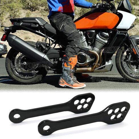 Lowering Kits For Harley Pan America 1250 Special RA1250S Adjustable 3" inch lowering Links，2" 1.5'' 1'' drops suitable for people 5'3" to 5'10" in Kuwait