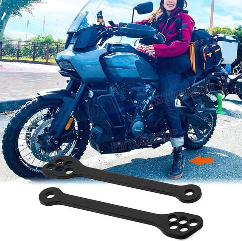 Lowering Kits For Harley Pan America 1250 Special RA1250S Adjustable 3" inch lowering Links，2" 1.5'' 1'' drops suitable for people 5'3" to 5'10" in Kuwait