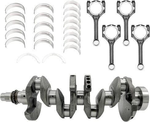 23110-2B610 1.6L محرك العمود المرفقي مع قضبان ومحمل مجموعة متوافقة مع 2012-2017 Hyun-dai Accent Veloster Kia Rio Soul 1.6L، 231102B610 23510-2B010 in Kuwait