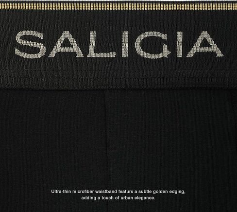 SALIGIA Men's Underwear, Stretch-Cotton Trunks (Shorter Style), Double-layered Front Pouch in Kuwait