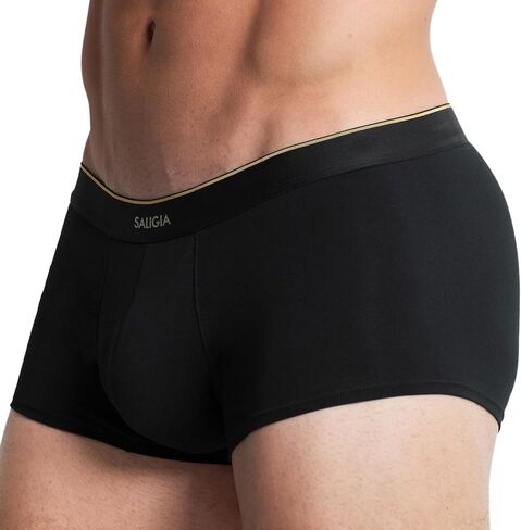 SALIGIA Men's Underwear, Stretch-Cotton Trunks (Shorter Style), Double-layered Front Pouch in Kuwait