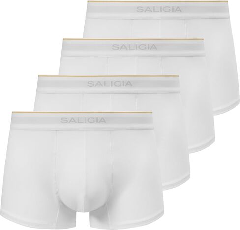 SALIGIA Men's Underwear, Stretch-Cotton Trunks (Shorter Style), Double-layered Front Pouch in Saudi Arabia