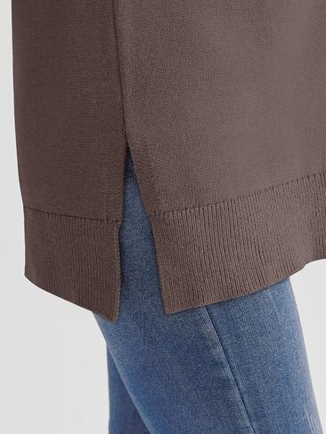 LILLUSORY Women V Neck Sweater Vest Oversized Long Cardigan Casual Vest Tops 2024 Trendy in Kuwait