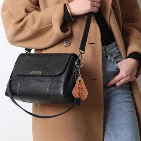 سلسلة مفاتيح مضحكة، سلسلة مفاتيح ذات شعر مضحك، أفضل هدايا عيد الميلاد للرجال والنساء والأصدقاء له in Kuwait