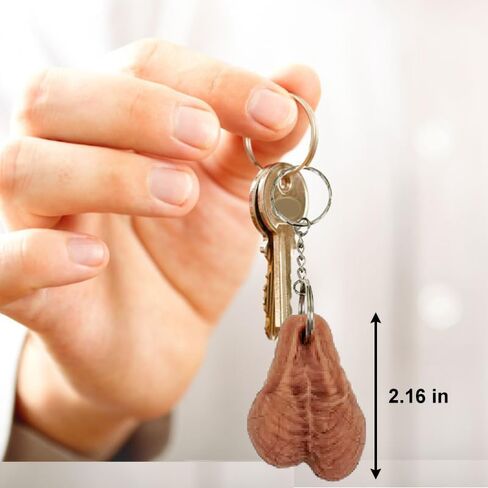 سلسلة مفاتيح مضحكة، سلسلة مفاتيح ذات شعر مضحك، أفضل هدايا عيد الميلاد للرجال والنساء والأصدقاء له in Kuwait