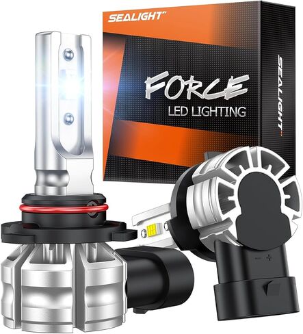 SEALIGHT 9006 Led Fog Lights Bulbs, 2024 Newest 9006 HB4 Fog Bulbs Led Bulb 10000 LM 6500K White Strong Penetration, 7035 CSP Chips Fog Light Led for Car, Plug & Play, Pack of 2 in Saudi Arabia