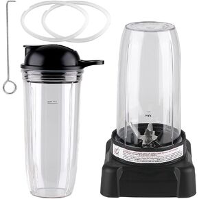 Replacement Parts New Blade Assembly with cup and lid，compatible with Ninja Blender BL660W/BL660/BL740/BL770/BL771/BL773CO/780