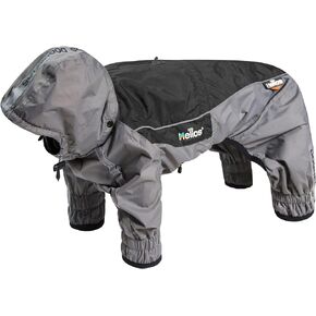 Dog Helios 'Arctic Blast' Full Body Dog Jacket - Waterproof and Reflective Winter Dog Coat Featuring Blackshark Technology with Removable and Adjustable Hood and Waist with Polar Fleece Lining