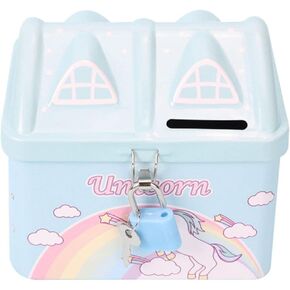 2023 Cartoon Piggy Bank for Kids Unbreakable Piggy Bank Girls Coin Bank Money Jar for Girl Small Size Piggy Bank Money Saving Box Practical for Birthday Christmas