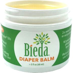 Bieda Diaper Balm. Soothing Diaper cream with natural ingredients. Zinc Oxide Free Barrier Glides on easily with no sticky residue. The Game Changer in Diaper Cream! (2 oz.)