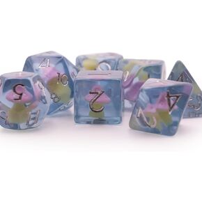 Mushroom DND Dice Set (Orange) - RPG Dice for TTRPGs Like Dungeons and Dragons, D&D, Pathfinder