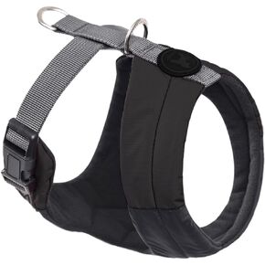 Gooby - Memory Foam Head-in Harness, Small Dog Fleece Lined Harness with Memory Foam Padding, Yellow, X-Large