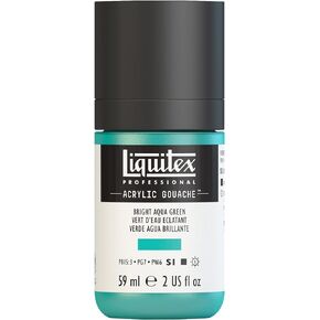 Liquitex Professional Acrylic Gouache, 2-oz (59ml) Bottle, Bright Aqua Green