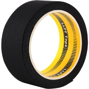 LLPT Wetsuit Repair Tape Iron On 1.6" x 16.5 Ft Seam Sealing Patch Waterproof for Neoprene Wetsuit Drysuit Fishing Suits Industrial Standard Carrier Material Color Black(IR1665)