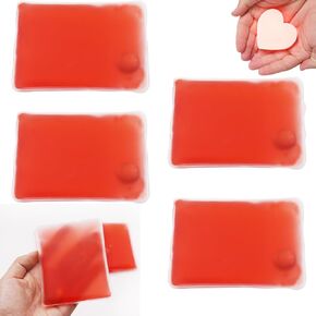 4 Pcs Reusable Snap Heat Pack,Hand Warmers Click,Pouch Gel Hand Warmers Cute Long Lasting Warmth for Camping, Outdoor,Hand Warmers Boil Click Heat Pocket Hand Warmer