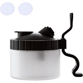 crpen Airbrush Kit with Brush Cleaner Solution Airbrush Cleaner Kit Airbrush Holder Stand Airbrush Cleaning Pot Airbrush Spray Cleaning Efficient Cleaning of Airbrushes (Black)