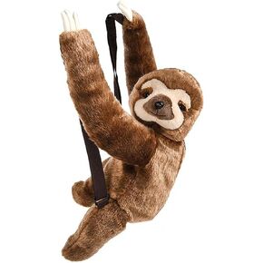 Rhode Island Novelty Plush Animal Childrens Travel and Adventure Backpack Bag - Sloth