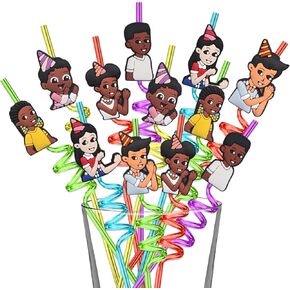 24pcs Musician Party Favors Straw, Musician Themed Reusable Plastic Straws with 2pcs Cleaning Brushes, Musician Themed Birthday Party Decorations for Fans Birthday Party Favors in Kuwait