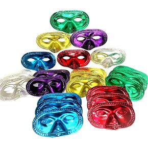 Masquarade Masks Metallic Half Mask