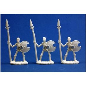 Skeletal Spearmen (3) - Dark Heaven Bones Miniature