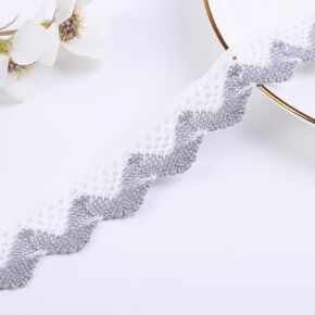Cotton Lace Ribbon for Crafts-Sewing Lace Trims-Crochet Lace Ribbon for DIY Sewing Wedding Bridal Dress,Costume,ewing 0.87'' Wide 20 Yards (Beige)