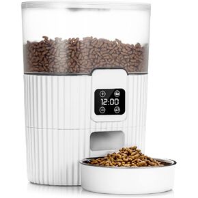 Automatic Cat Feeder, Automatic Dog Feeder, 3.5L Cat Food Dispenser Pet, Automatic with Timer Cat Feeders Indoor Cats, Dog Food Dispenser Automatic Auto Dog Feeder Cat Self Feeder, Timed Cat Feeders in Kuwait