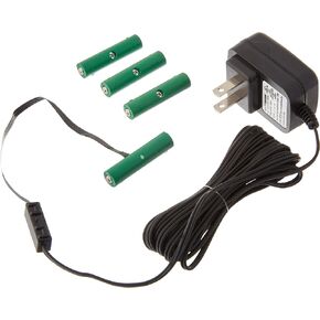 Everlasting Glow AAA Battery Convertor Christmas, 5InL x 2InW x 7.5InH, Black