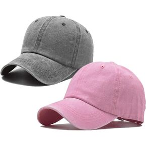 Wahsed-Cotton Baseball-Hats Toddler Baby-Boys-Girls - Sun Protection Infant Child Hats Fit for 2-8Years