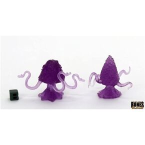 Reaper Miniatures Killer Fungi (2) #44043 Bones Black Unpainted Plastic Figure