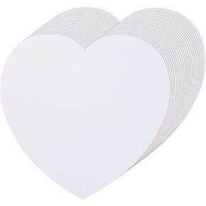 72 Pcs Large Heart Paper Cutouts, Red Heart Shapes Paper Cut Out, Valentines Hearts, Heart Cardstock Cutout for Valentine’s Day Crafts Bulletin Board Wall Classroom Decoration