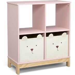 babyGap by Delta Children Brannan Bear Bookcase with Bins, White
