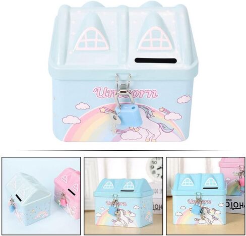 SAFIGLE 2023 بنك أصبع كارتوني للأطفال غير قابل للكسر، بنك أصبع للفتيات، جرة نقود معدنية للفتيات، صندوق صغير الحجم لتوفير المال، صندوق توفير المال، هدايا عملية لعيد الميلاد وعيد الميلاد in Kuwait