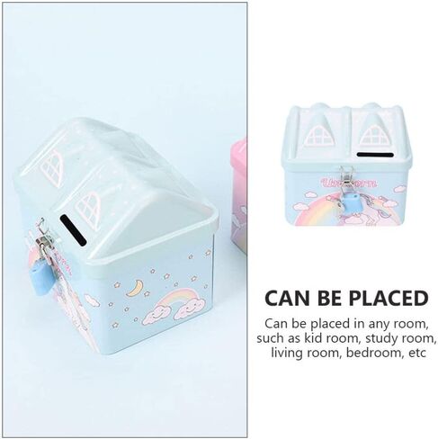 SAFIGLE 2023 بنك أصبع كارتوني للأطفال غير قابل للكسر، بنك أصبع للفتيات، جرة نقود معدنية للفتيات، صندوق صغير الحجم لتوفير المال، صندوق توفير المال، هدايا عملية لعيد الميلاد وعيد الميلاد in Kuwait