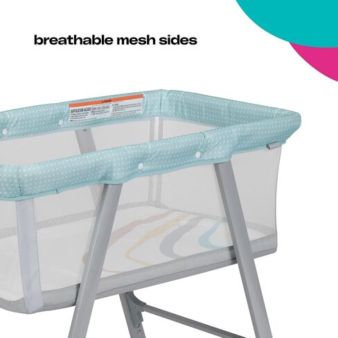 سرير Cosco SleepAway، جوانب شبكية قابلة للتنفس توفر زيادة تدفق الهواء وتحافظ على برودة الطفل، وأمواج عضوية in Saudi Arabia