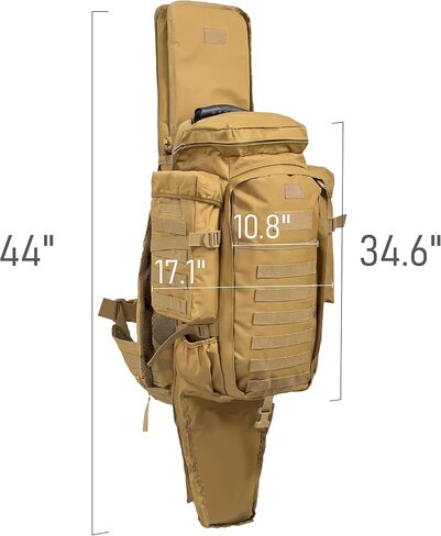 Gespann Rifle Bag Molle Hunting Backpack Rucksacks (Sand) in Kuwait