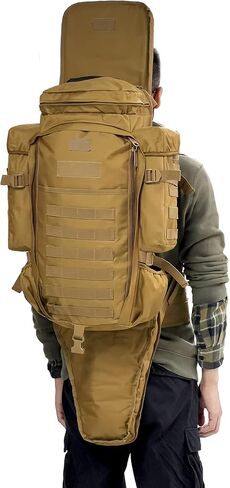 Gespann Rifle Bag Molle Hunting Backpack Rucksacks (Sand) in Kuwait