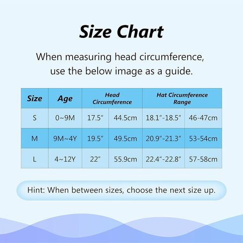 قبعة حماية من الشمس للأطفال من Ami&Li tots بعامل حماية من أشعة الشمس بدرجة 50 للأطفال والبنات والرضع والأطفال الصغار in Kuwait