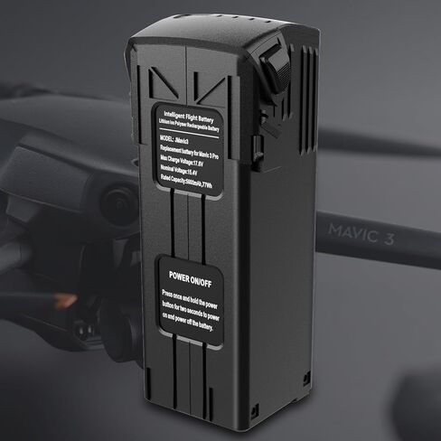 بطارية anegine Mavic 3، بطارية طيران ذكية بقدرة 5000 مللي أمبير في الساعة لـ DJI Mavic 3/DJI Mavic 3 Pro/DJI Mavic 3 Pro Cine/DJI Mavic 3 Classic/DJI Mavic 3 Enterprise، 46 دقيقة كحد أقصى لبطارية Mavic 3 Pro in Kuwait