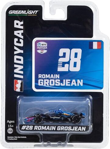 Greenlight 11577 2023 NTT IndyCar Series - #28 Romain Grosjean/Andretti Autosport, DNSFilter 1:64 Scale in Saudi Arabia